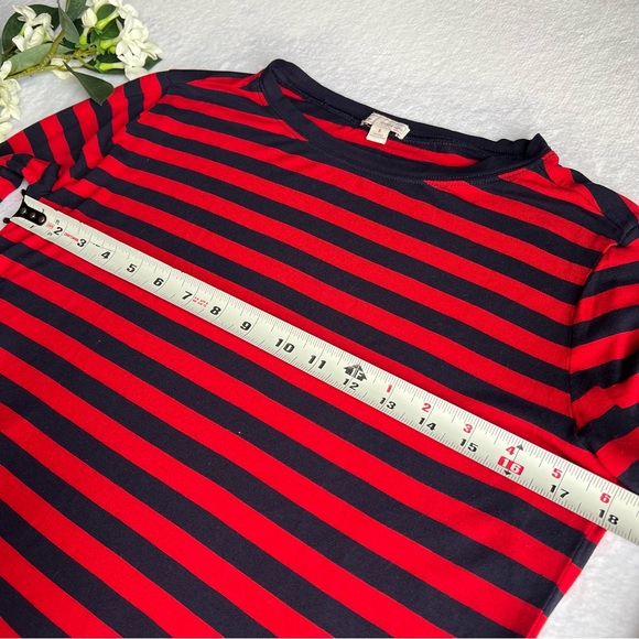 Gap Sz S Red Striped T-Shirt Long Sleeve - Picture 4 of 7